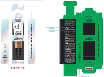 Hydrating CC Cream Tan 450 N - 84788 Camo Hydrating CC Cream SPF 30 Tan 450 N